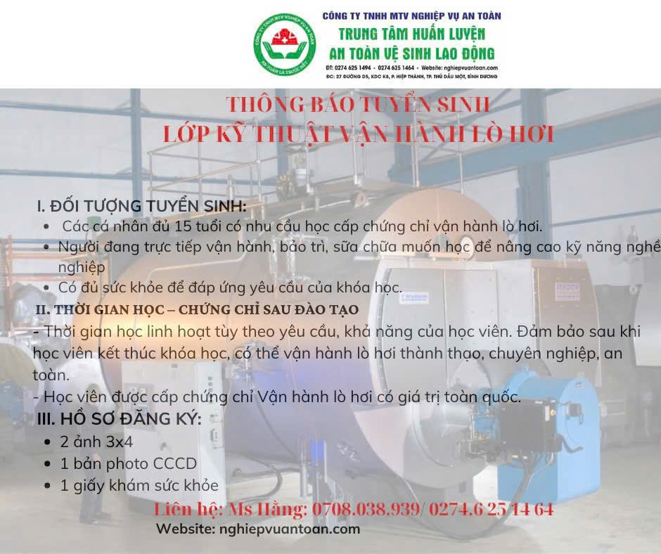 Dạy Học Vận Hành Lò Hơi